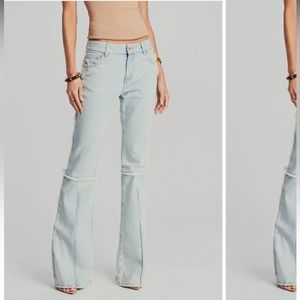 Retrofete Seroya Mid Rise Flare Jeans
